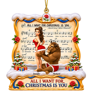 Naughty Couple Forever Love Song Acrylic Ornament - Personalized Christmas Gifts For Couples 08ohqn271026