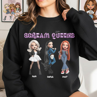 Slay Baddie Shirt, Personalized Gifts For Friends Horror Fans 04qhtn090925