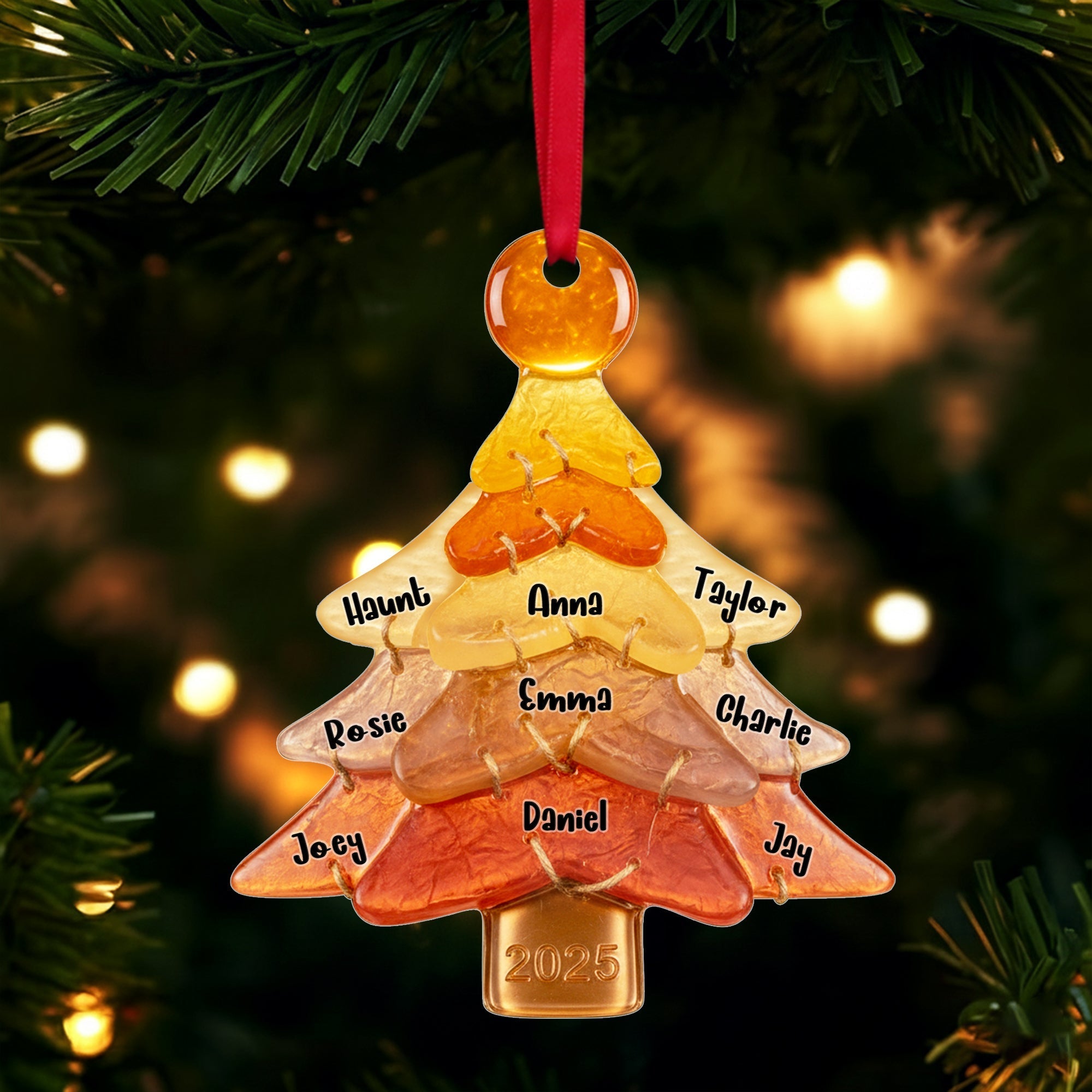 Family Tree Ornament - Personalized Gifts For Family 05tglu151025-Homacus