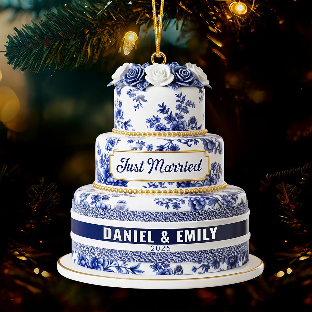 Personalized Gifts For Newlyweds Christmas Ornament 04pgqn260925