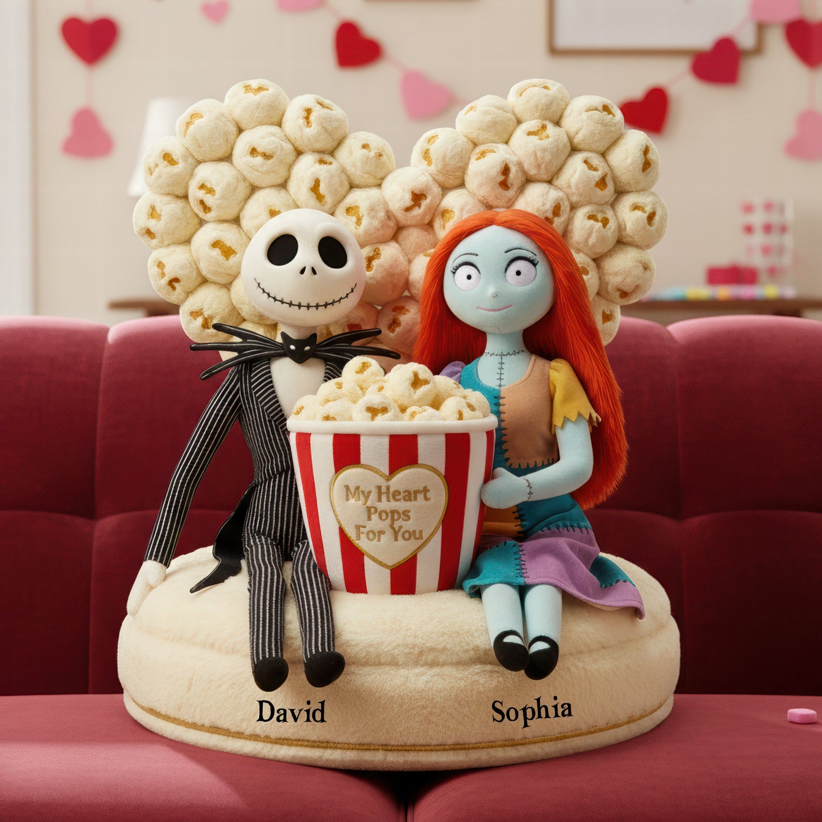 Popping Couple Pillow - Personalized Gifts For Couple 01paqn011225