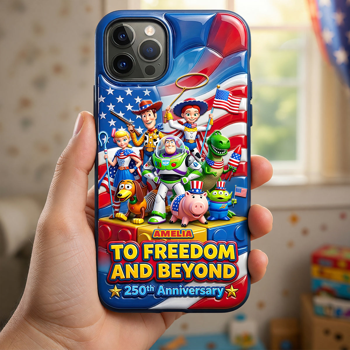 USA 250th Anniversary Phone Case - Personalized Gifts For Patriots 05tydt230626