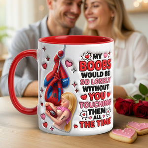 Chaos In Love Accent Mug - Personalized Gifts For Couples 03huqn300626