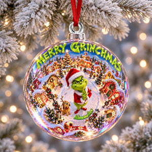 Tiny Christmas Town Ornament, Personalized Gifts 06QHDH260926