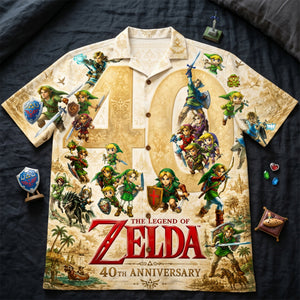 Legendary Adventure 40th Anniversary Hawaiian Shirt - Personalized Gifts 02nalu020626