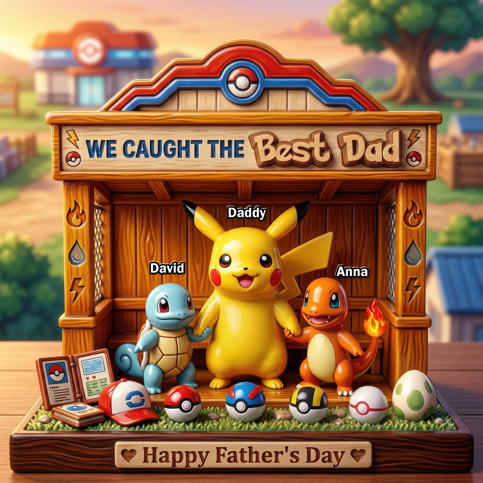 Magic Dad Acrylic Plaque - Personalized Gifts For Dads 03QHQN280426