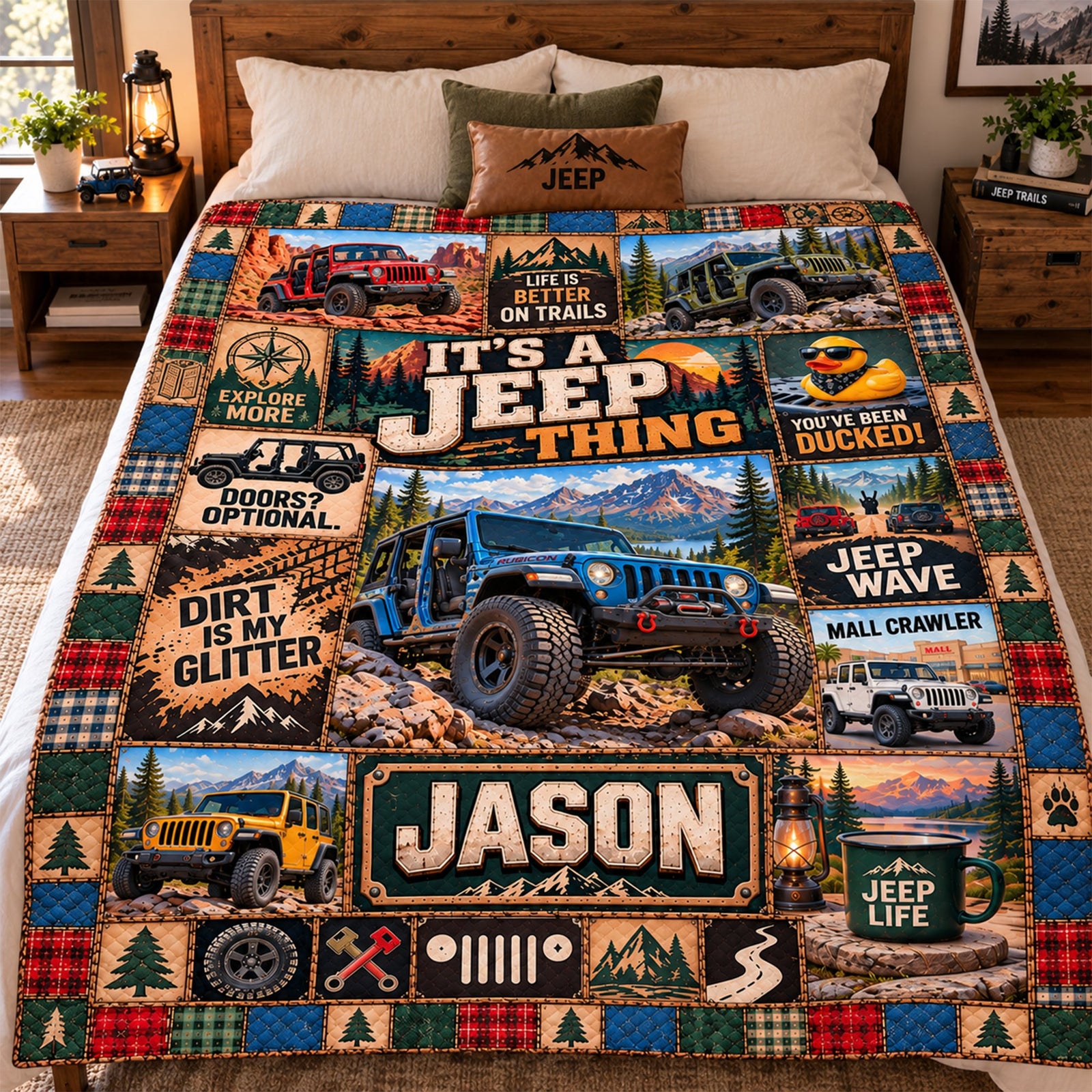 Off-road Blanket - Personalized Gifts For Off-road Lovers 05halu071026