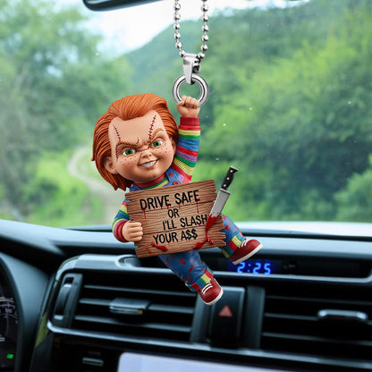 Spooky Characters Funny Halloween Gifts For Horror Fans Car Ornament 03qhtn290825