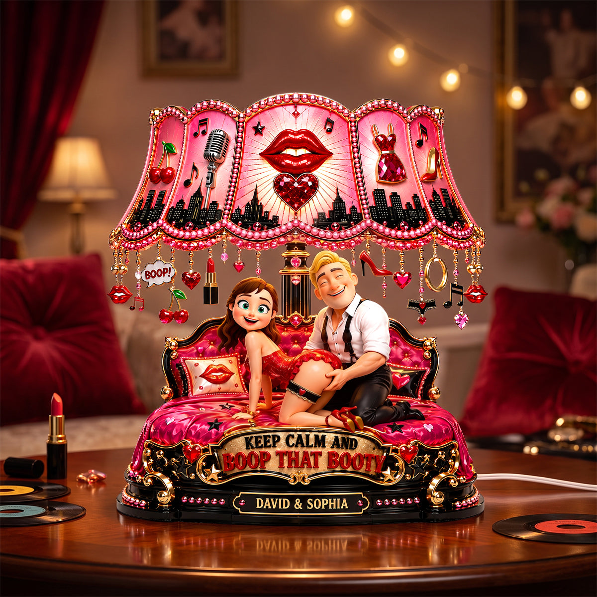 Funny Couple Acrylic Light Box Personalized Gifts For Couple 04HADH170726