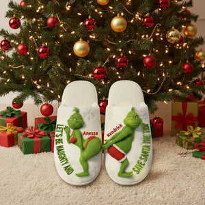Personalized Christmas Gifts For Couple Home Slippers 05ohmg221025