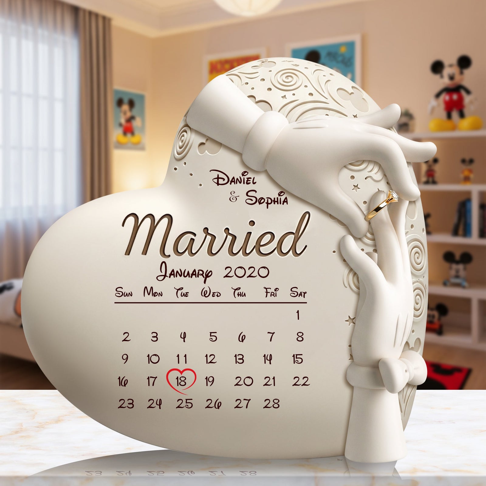 Married Couple  Acrylic Plaque - Personalized Anniversary Gifts For Couples 07OHLU190725