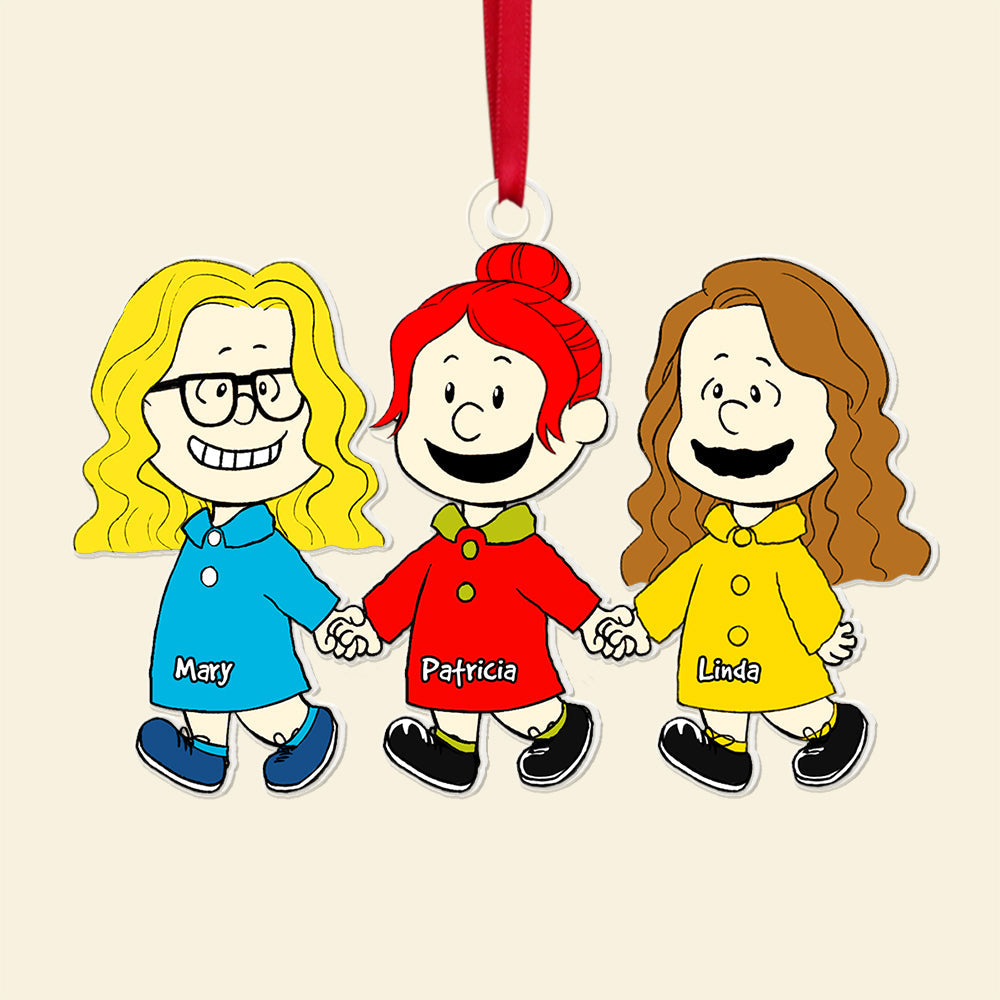 Friends Ornament - Personalized Gifts For Besties Ornament-Homacus