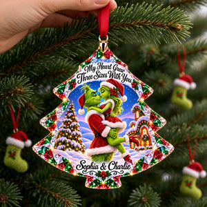 Romantic Couple Christmas Ornament - Personalized Gifts For Couple 01tylu101026