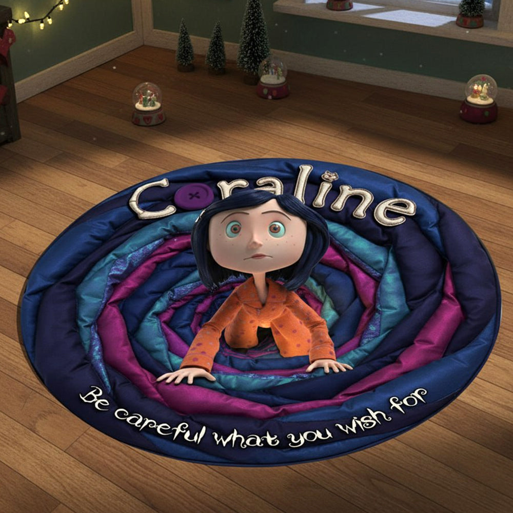 Christmas Gifts For Horror Fans Quilted Round Mat 04patn061025