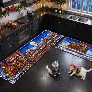 The Spooky Express Family Runner Rug - Personalized Gifts For Family 03TYTA220926