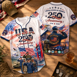 American 250 Anniversary Veteran Baseball Jersey - Personalized Gifts 01qhdh250626