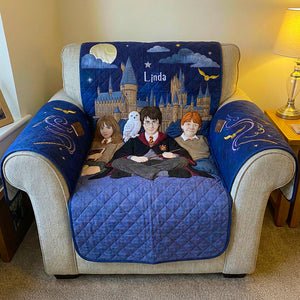 Arcane Night Quilted Sofa Cover - Personalized Gifts For Fans 05NADT270126-Homacus