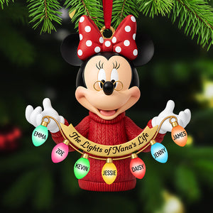 The Lights Of Grandma Acrylic Ornament - Personalized Gift For Grandma 01NATA011125