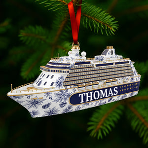 Road Trip Cruising Ornament - Personalized Gifts For Cruising Lovers 05PGLU041025