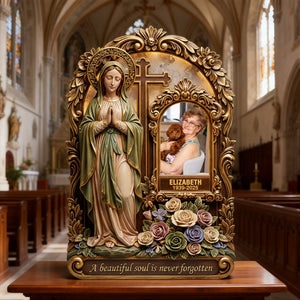 Memorial Custom Photo Acrylic Light Box - Personalized Gifts For Memorial 01palu291225