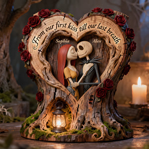 Kissing Couple Acrylic Plaque - Personalized Gifts For Couple 01TGDT030226