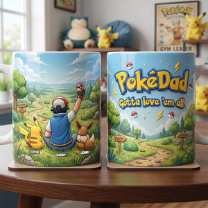Adventure Dad And Kids Coffee Mug - Personalized Gifts For Dads 03natn010526