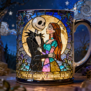 Gothic Couple Coffee Mug - Personalized Gifts For Couple 05hyqn160126