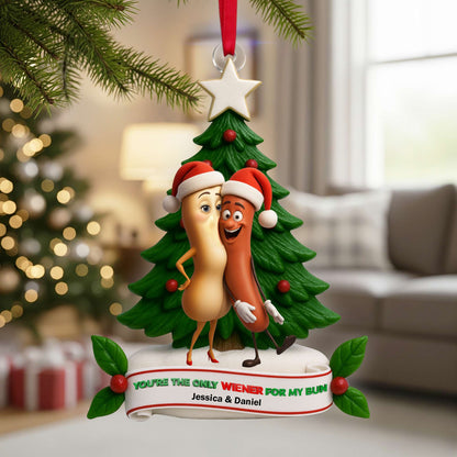 Cute Food Duo Ornament - Personalized Christmas Gifts For Couple 03OHLU040925