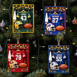Christmas Locker Room Acrylic Ornament - Personalized Christmas Gifts For Sport Lovers 01nata101026