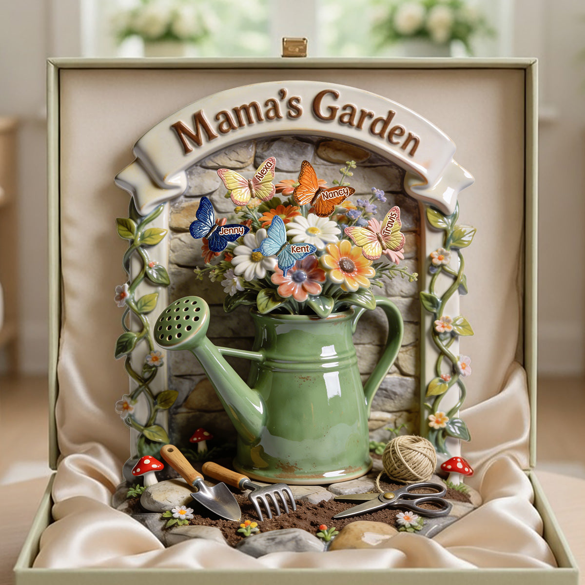 Grandma's Garden Acrylic Plaque - Personalized Gifts For Mom and Grandma 05tymg050326-Homacus