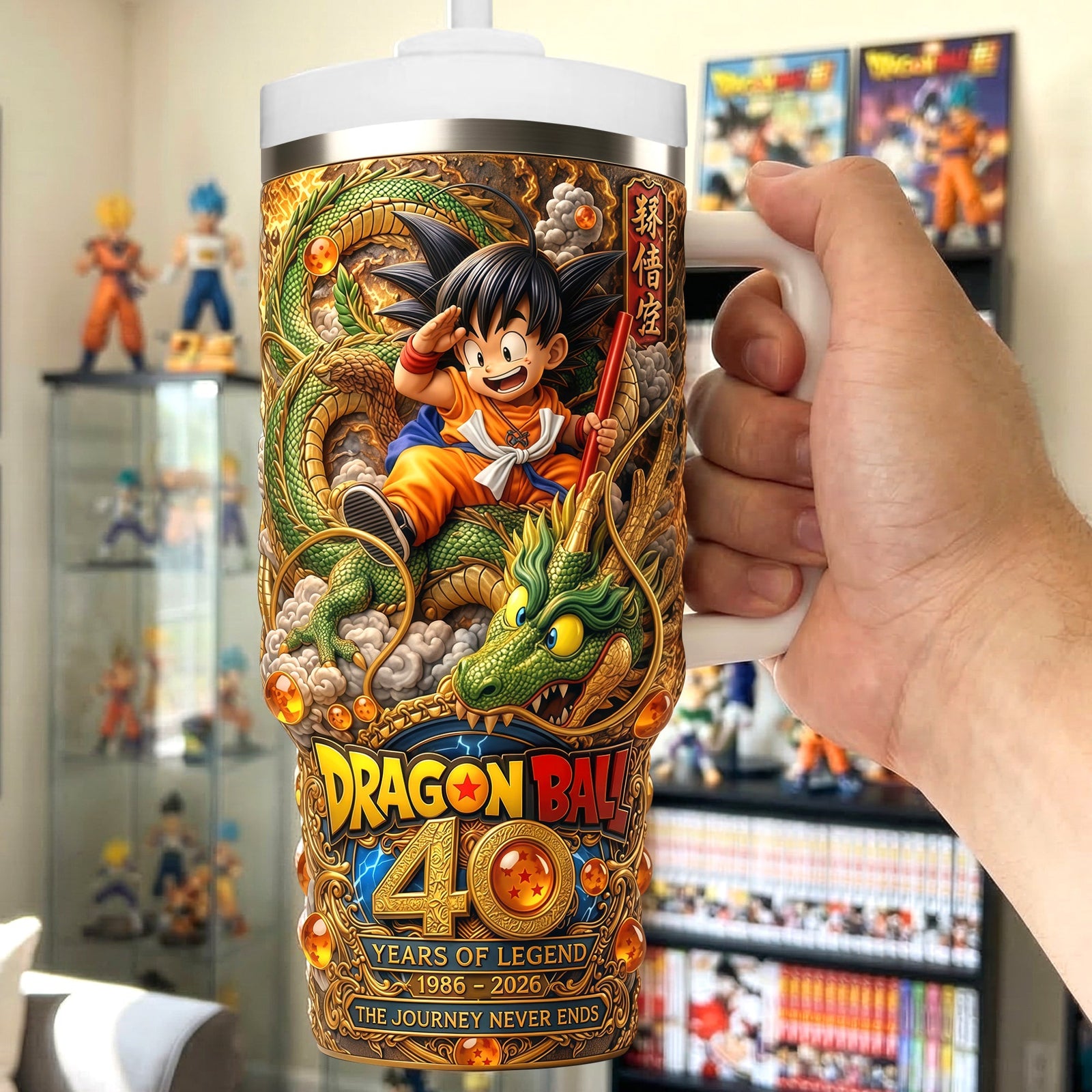 40 Years Legendary Warrior 40oz Tumbler - Personalized Gifts For Anime Lover Tumbler 02TYQN170326