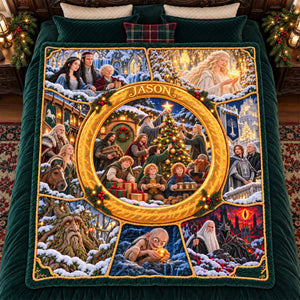 Christmas In A Fantastical World Blanket - Personalized Christmas Gifts 03haqn260926