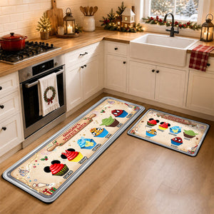 Sweet Cupcake Christmas Runner Rug - Personalized Gift For Grandmas 04NATN260826