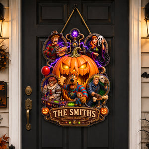 Spooky Mystery Crew Acrylic Sign - Personalized Gifts For Horror Movie Lovers 05hadh310726