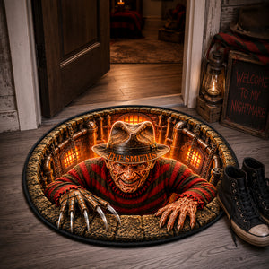 Nightmare Fuel: Iconic Halloween Slashers Doormat - Personalized Gifts 06tylu210826