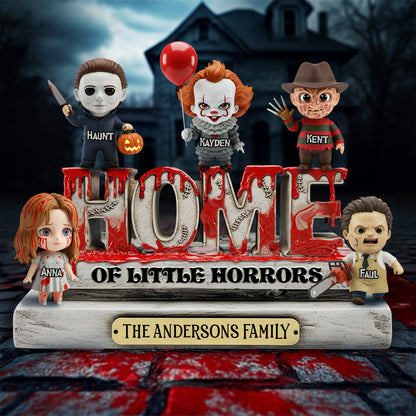 Horror Home Acrylic Plaque - Personalized Gifts For Family 05QHLU250825