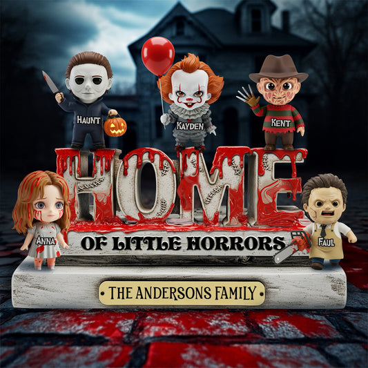 Horror Home Acrylic Plaque - Personalized Gifts For Family 05QHLU250825