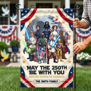 Celebrated America 250th Anniversary Garden Flag - Personalized Gifts For Family 03tydh120626
