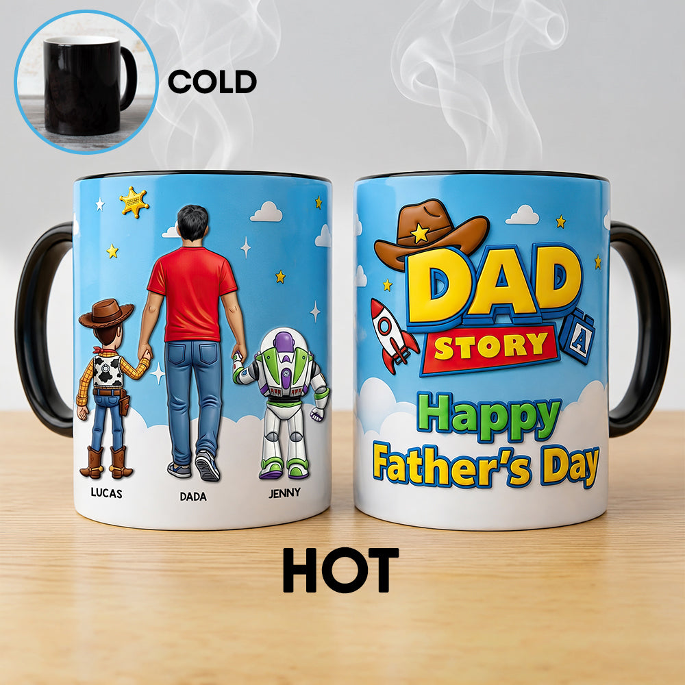 Adventure Buddy Dad Magic Coffee Mug - Personalized Gifts For Dads 02HUDT080526