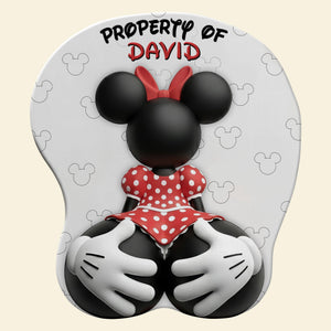 Naughty Couple Mouse Pad With Armrest - Personalized Gifts For Couple 03ohqn191225