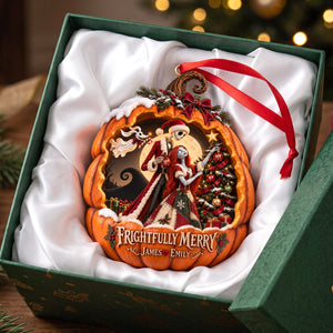 Spooky Couple Acrylic Ornament - Personalized Gifts For Couple 04hatn081026