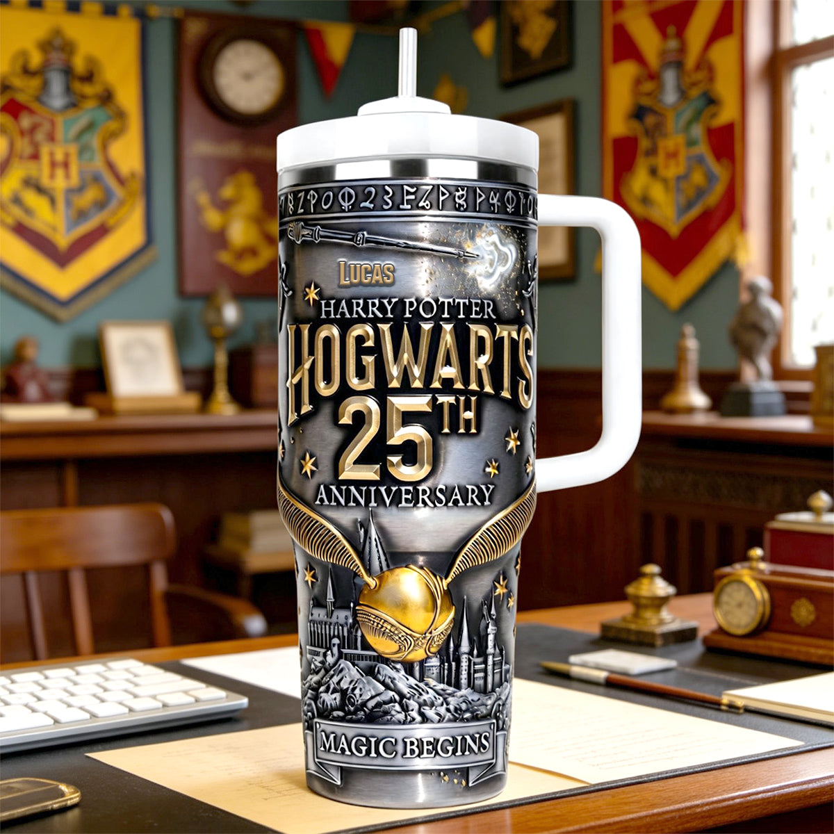 25th Anniversary Fantasy Tumbler - Personalized Gifts For Fantasy Lovers 01ohtn090326