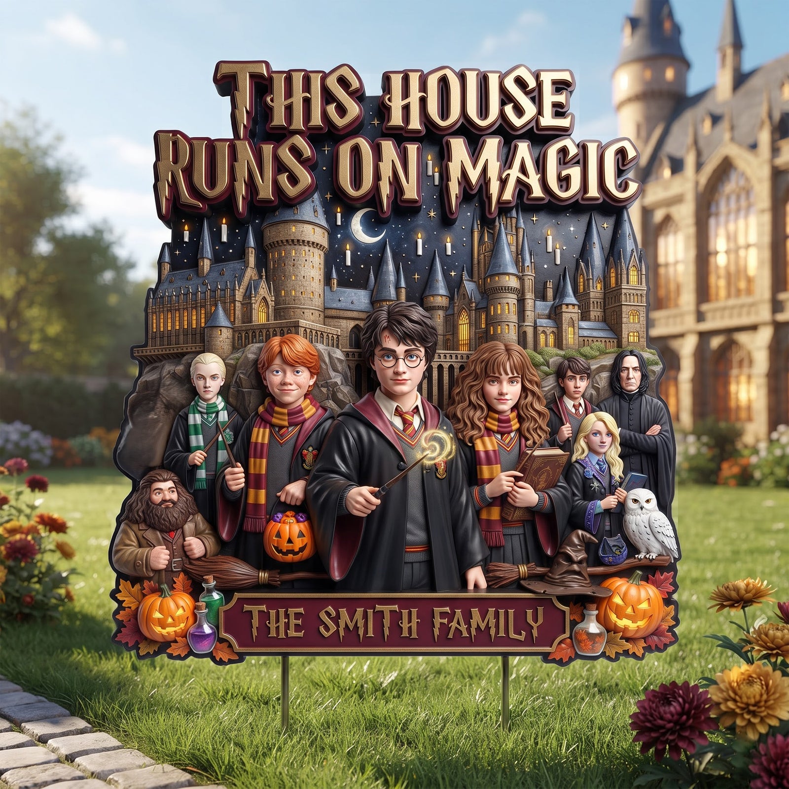 Whimsical Fantasy Yard Sign - Personalized Halloween Gifts 04tylu070826