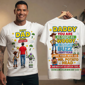 Best Dad Ever Shirt - Personalized Gifts For Dad 03hudt080526-Homacus