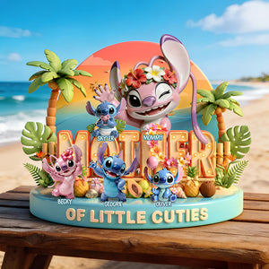 Mother Of Cuties Acrylic Plaque - Personalized Gifts For Mother 04padt260226