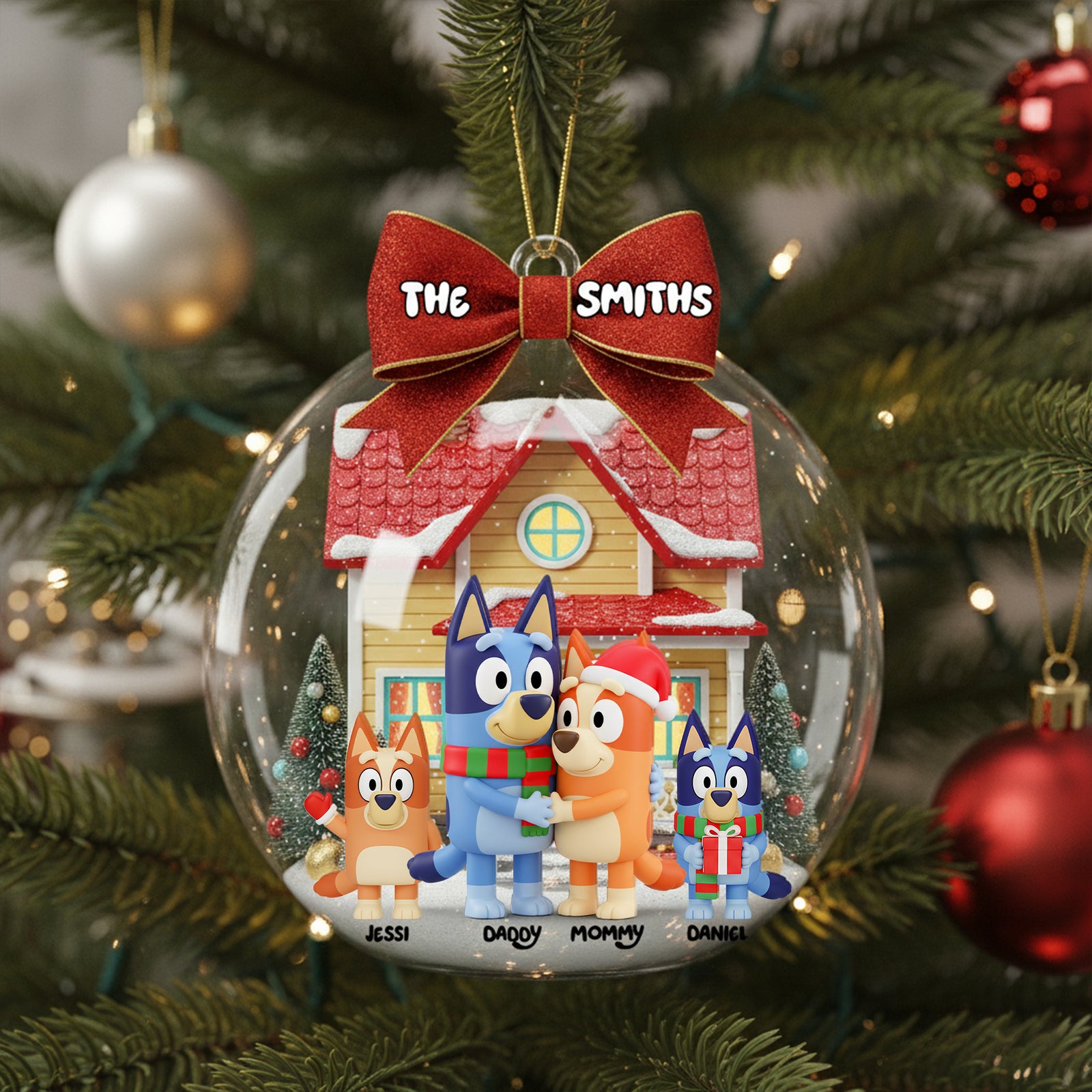 Sweetest Family Moments Ornament - Personalized Christmas Gifts For Family 05PGLU230925