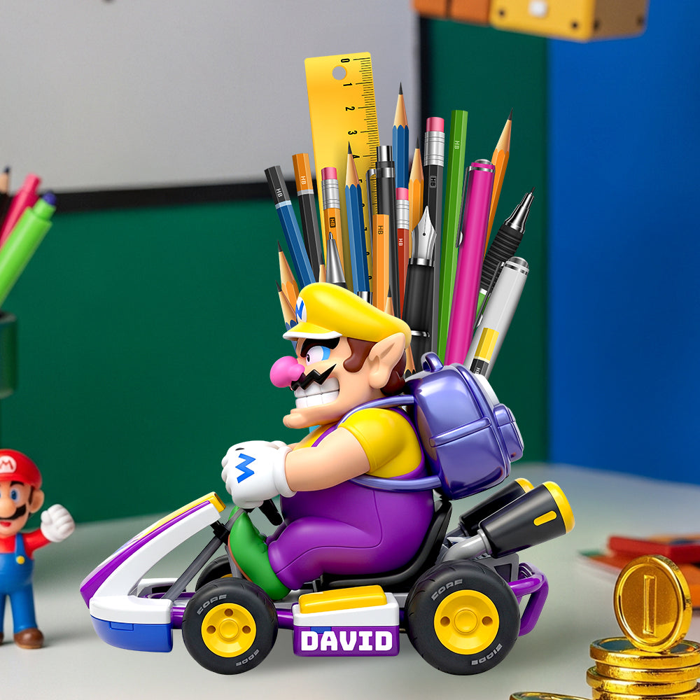 Racing Wooden Pen Holder Personalized Gifts For Kids 01OHDT300725