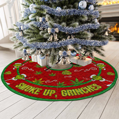 Christmas Gift For Smoking Lovers Quilted Tree Skirt 02todt110925