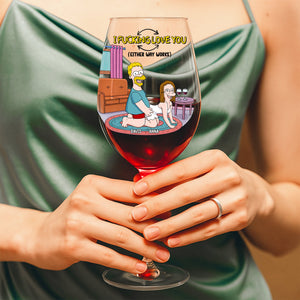 Personalized Funny Gifts For Couple Wine Glass 02tgtn150825