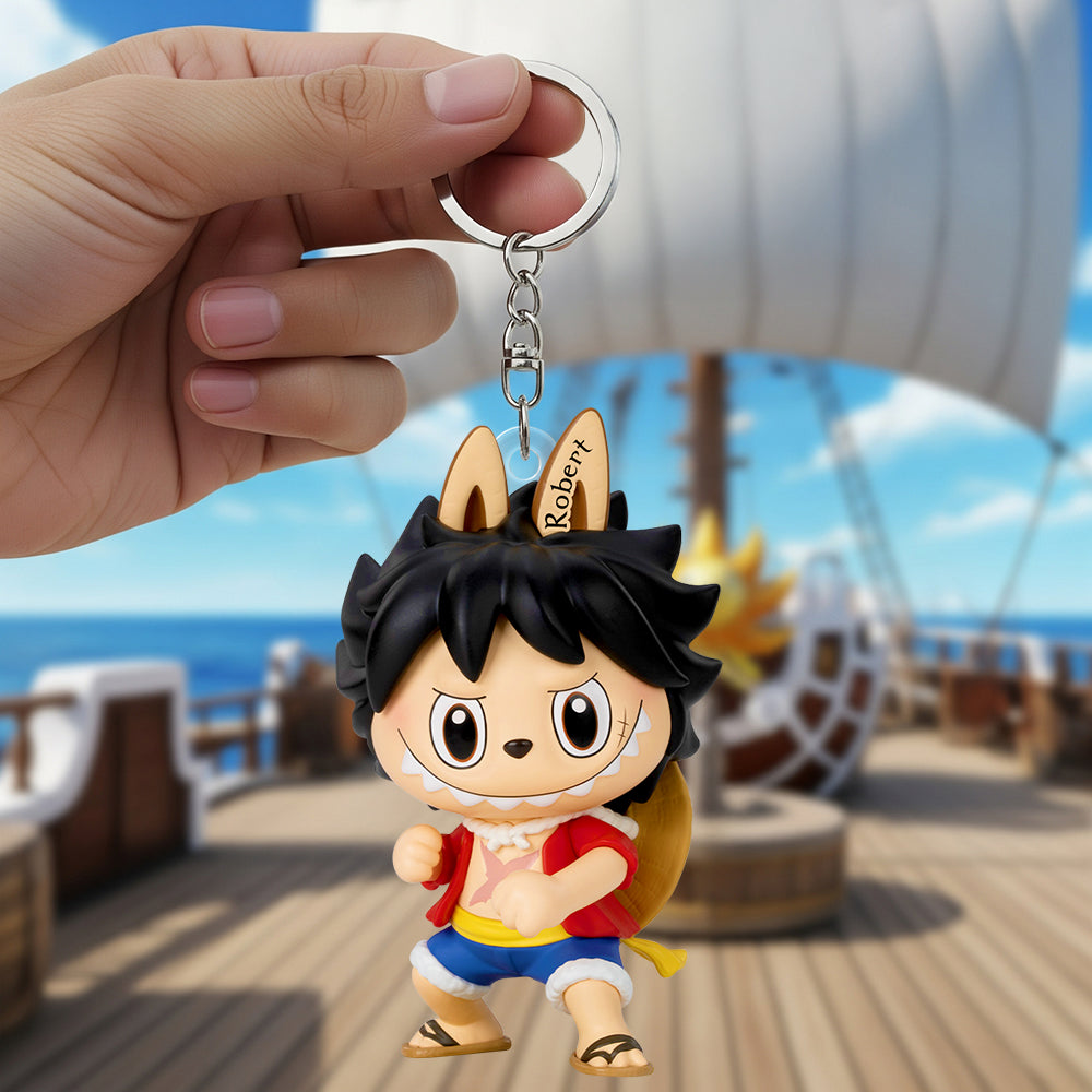 Adventure Bunny Keychain Personalized Gifts For Fans 01HUDT190625